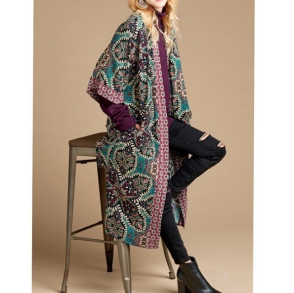 💕Boho Style Kimono coverall cover-up beach Wear - Picture 2 of 7